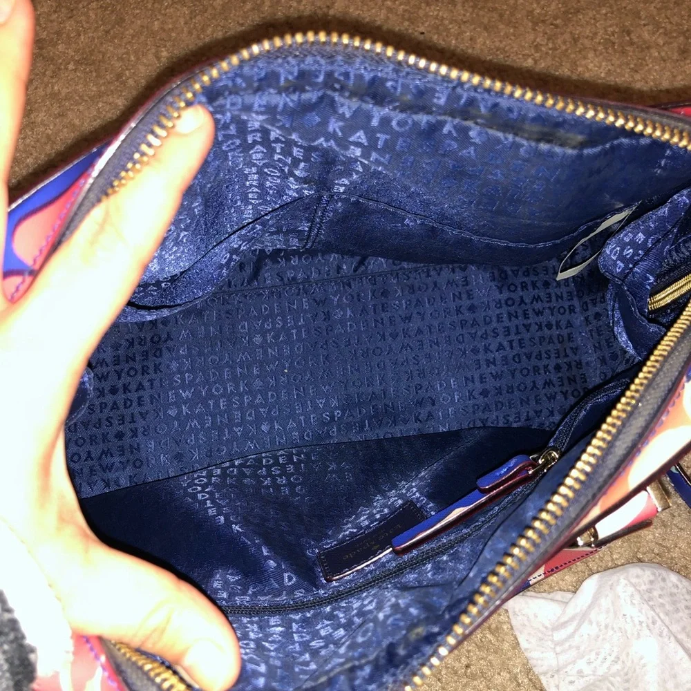 Kate Spade New York floral satchel purse - Picture 11 of 12